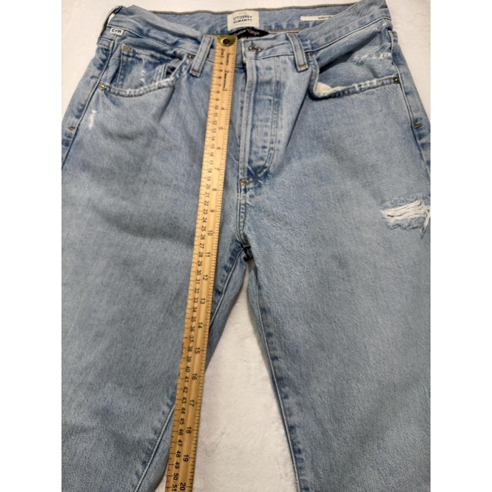 Citizens Of Humanity Emery Crop Jeans Womens 25 Blue Light Wash High Rise Denim - Picture 9 of 16